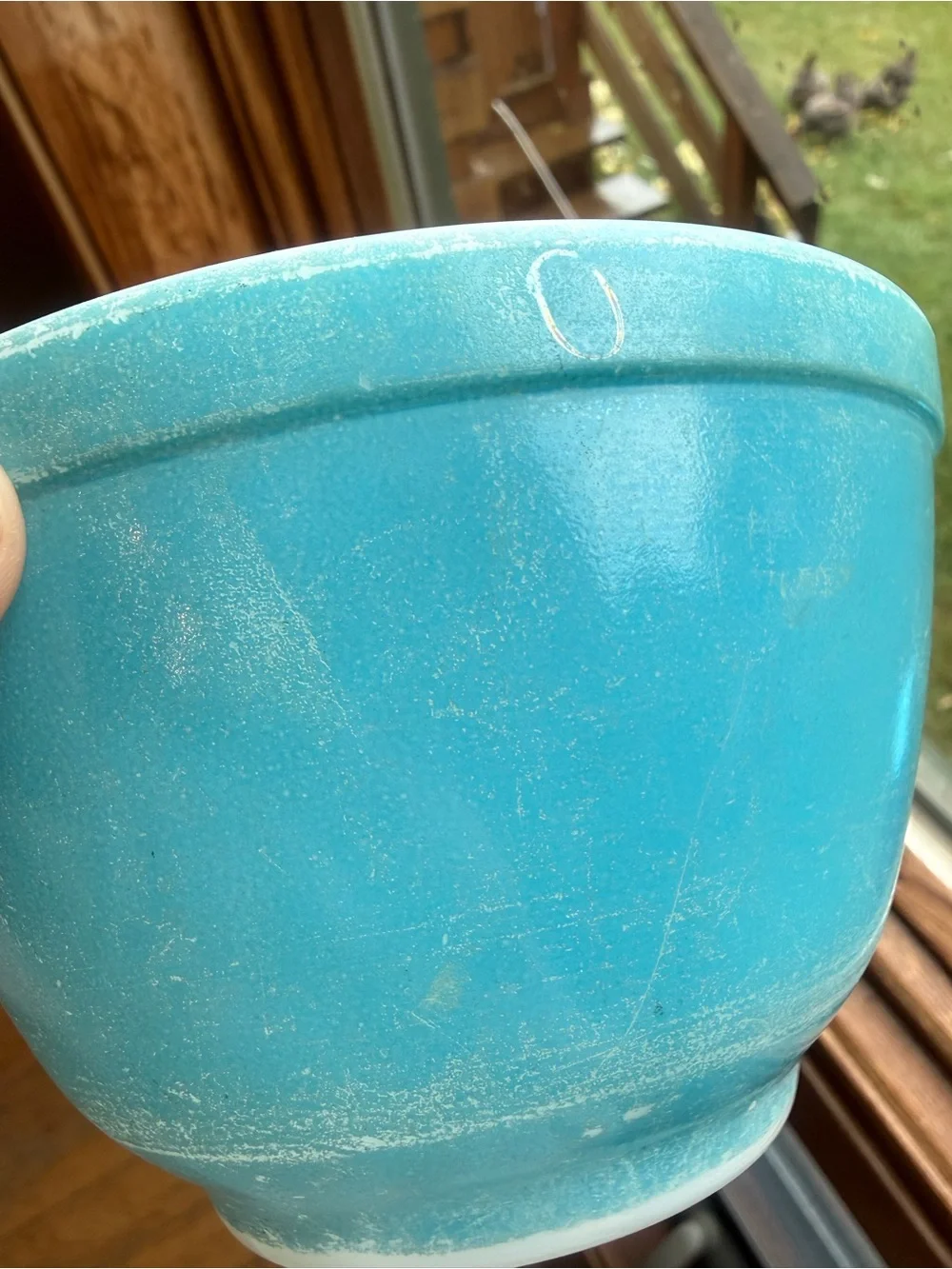 Pyrex bright blue